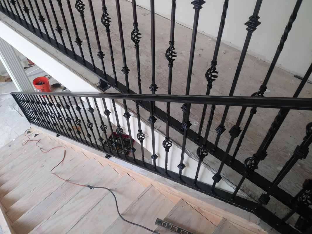 WROUGHT IRON STAIRS